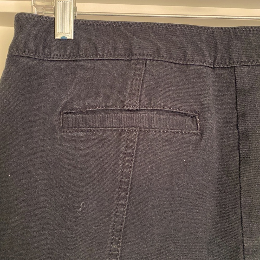 Chico’s So Slimming women’s black cotton rayon spandex pants career office SZ 1 - Picture 5 of 9